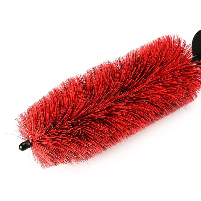 Car Steel rim wheel hub engine brush/automobile steel rim car wash brush/engine tire brush