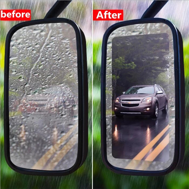 Car Anti Fog Film Side Rearview Mirror Protector Film Rainproof Sticker For Car rearview mirror home mirror  hexis film