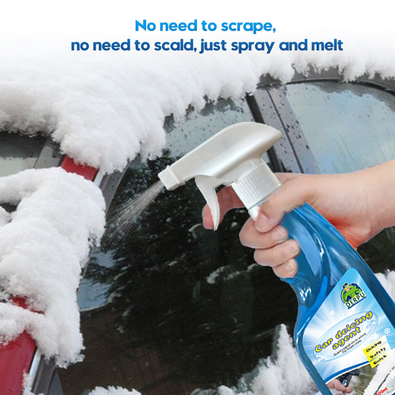 Custom Car Cleaning Product Glass Snow Melting Spray  Deicing Agent