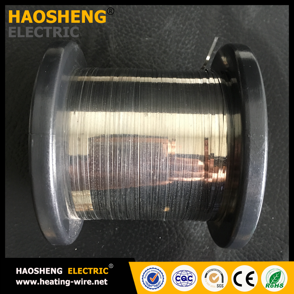 resistance wire 0.45mm and 80/20 Nichrome Chrome strip heating element cold rolled flat wire bright anneal 0.3*3.0mm