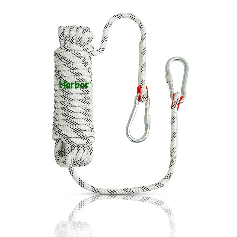 High Standard Factory Directly Supply Wholesale 3 Inch Diameter Fire Rescue Parachute Rope Safety Rope Static Climbing Rope