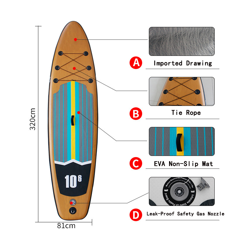 High Quality Adult Water Sports Wakeboard Sup Paddle Surfboard Surf Board Paddle Board Inflatable Paddle Sup Paddleboard