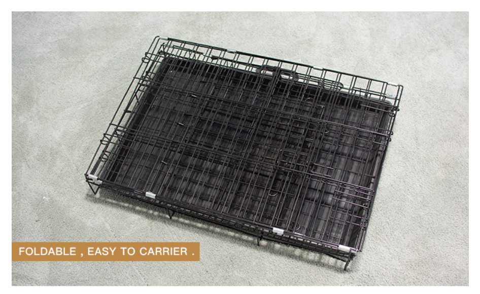 wholesale manufacturer cheap dog pet cages stainless steel metal large small foldable carriers