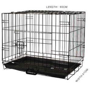 wholesale manufacturer cheap dog pet cages stainless steel metal large small foldable carriers