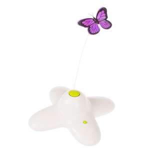 Wholesale Interactive Electric Butterfly Teaser Scratching Pet Cat Toy