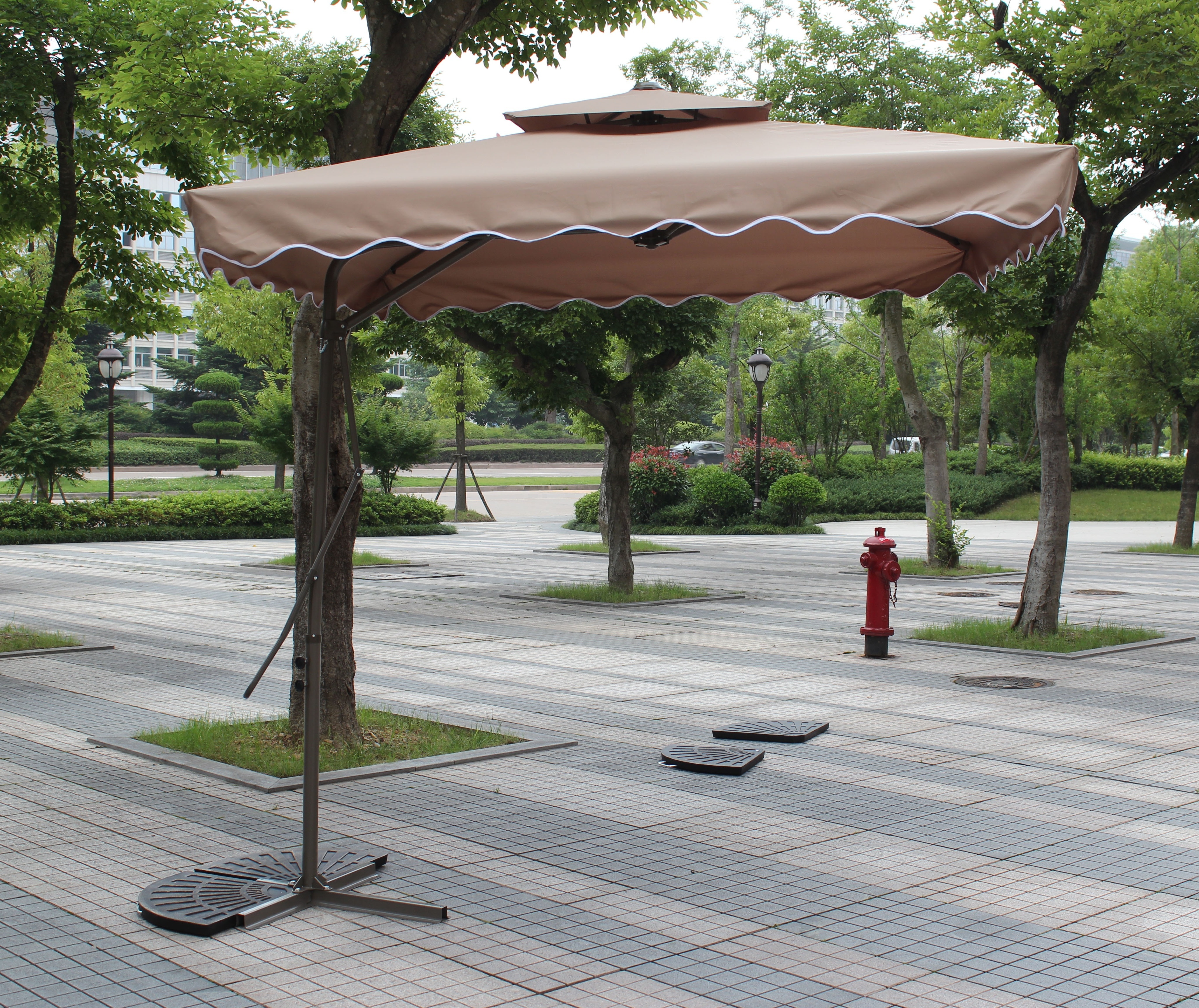 Garden umbrella outdoor sun umbrella patio hanging umbrella