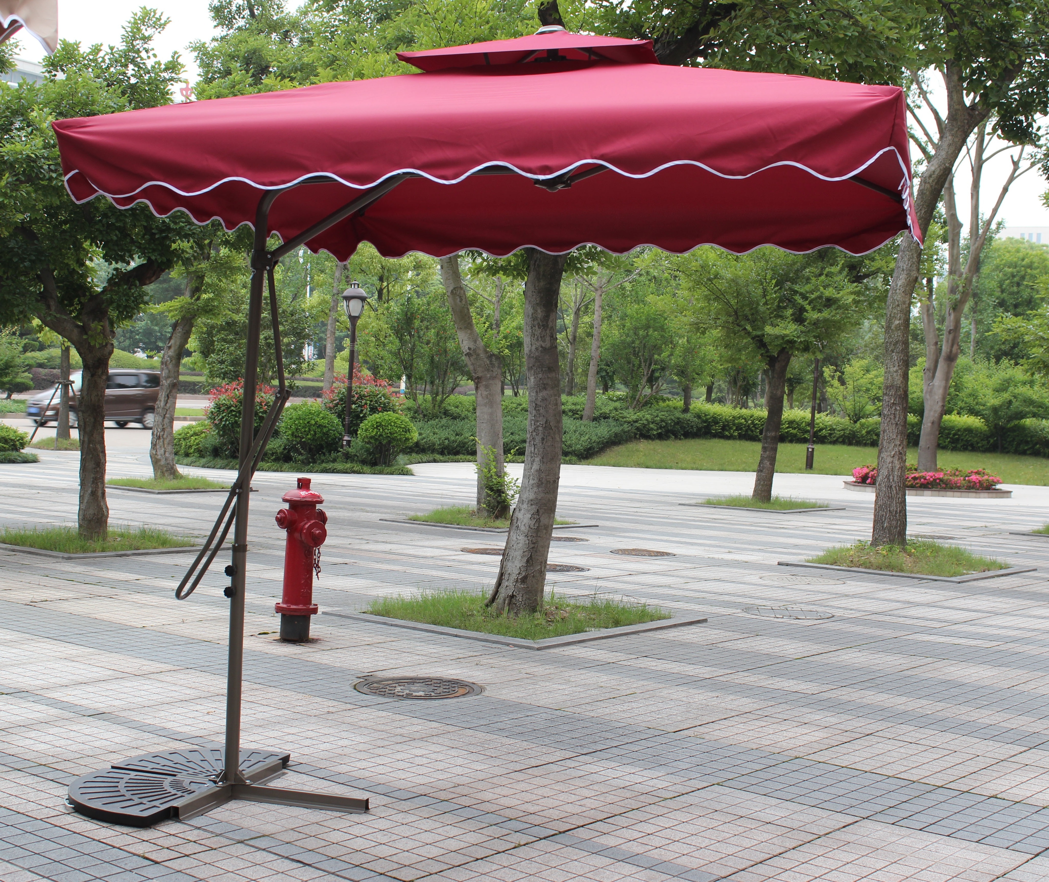 Garden umbrella outdoor sun umbrella patio hanging umbrella