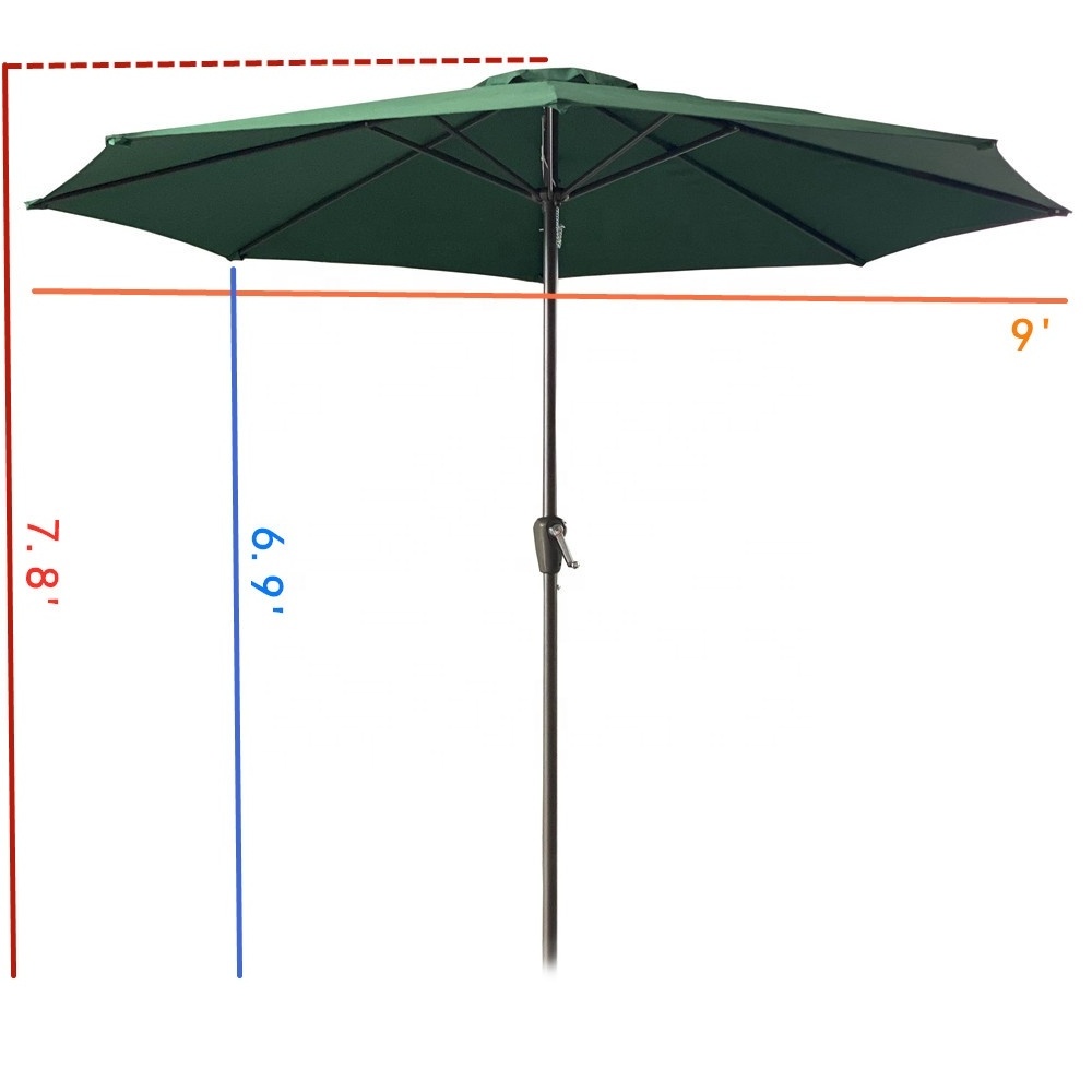 outdoor big beach umbrella sun umbrella 3meter parasol