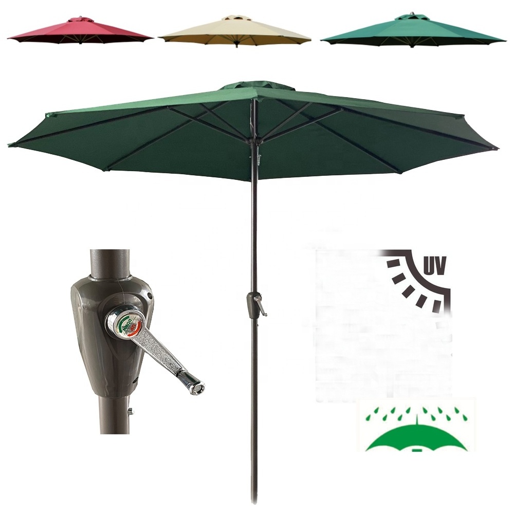 outdoor big beach umbrella sun umbrella 3meter parasol