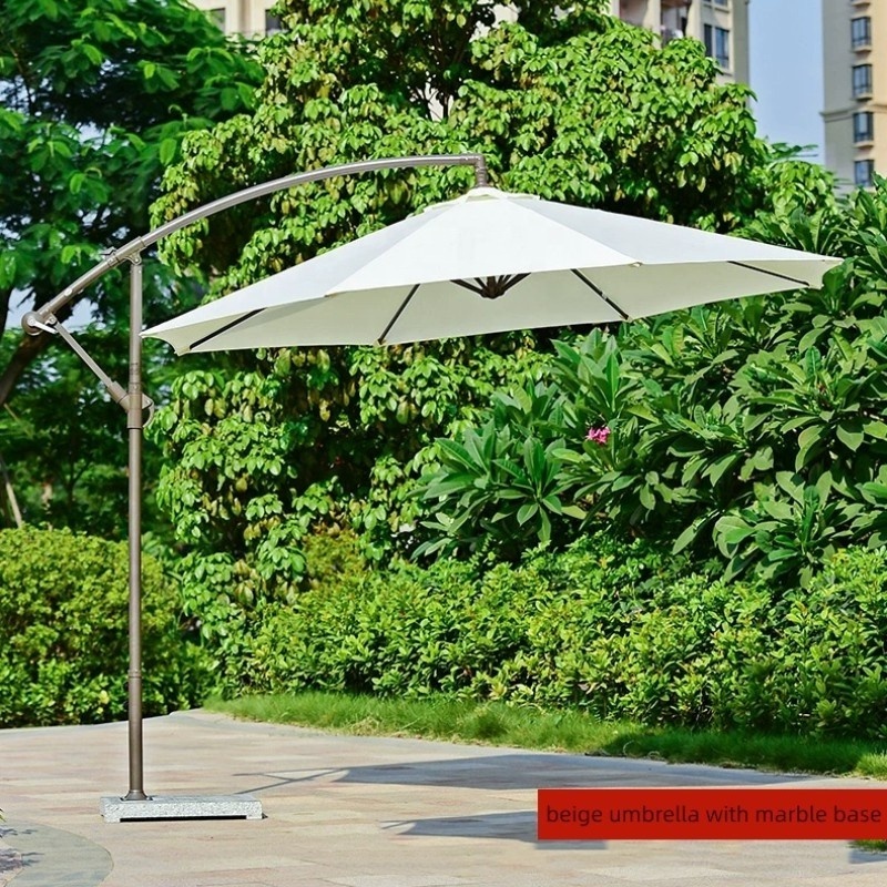 Outdoor Patio Umbrella Outdoor Courtyard Umbrella Polyester Sunshade Umbrella for Garden, Deck, Backyard, Pool & Beach