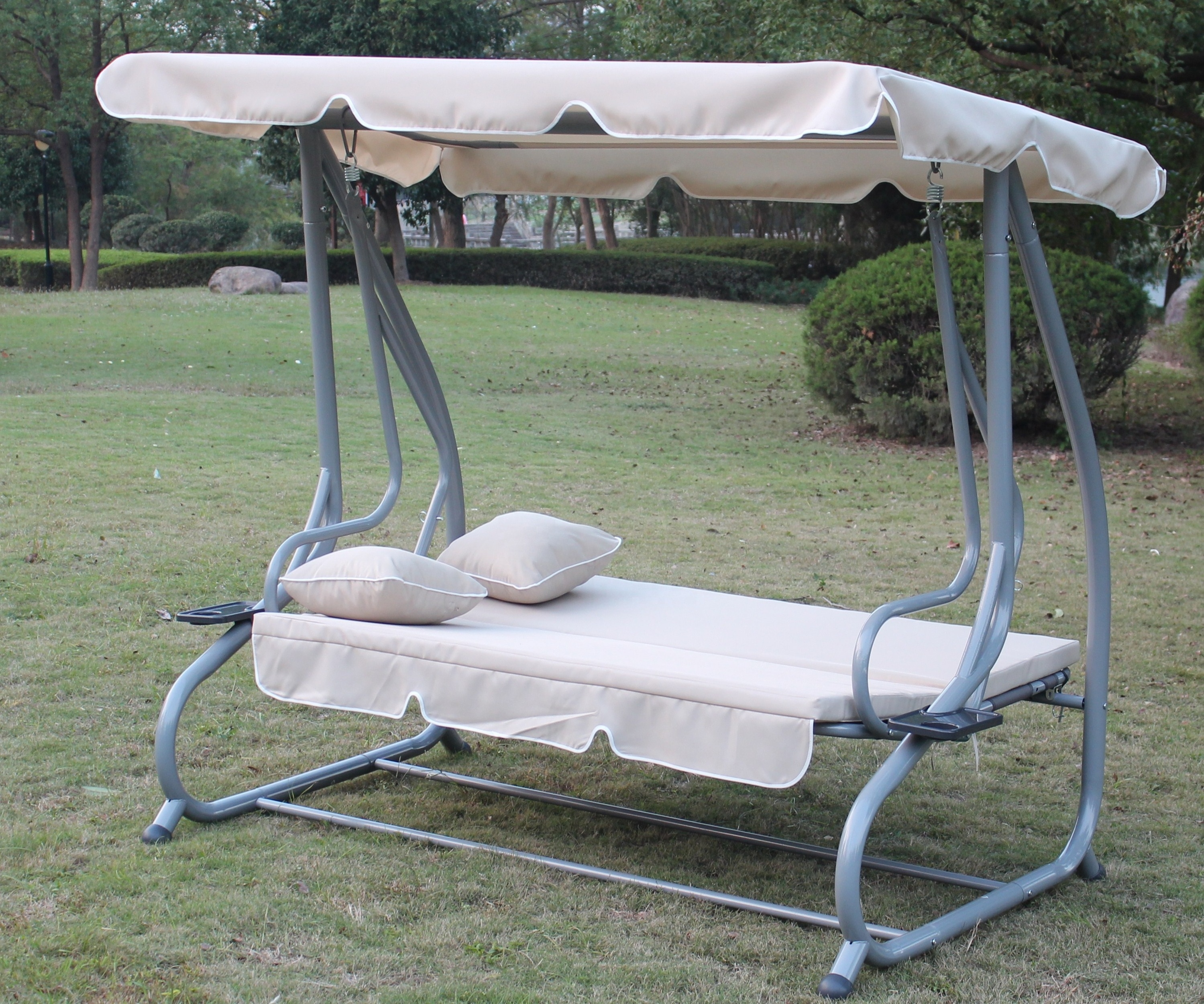 outdoor swing chair  patio hanging chair indoor swing bed canopy swing