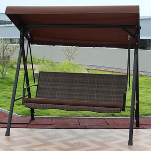 Outdoor Hanging Chair Patio Swings Garden Swing Hollywood Schaukel Metal Modern Love Seat Outdoor Furniture