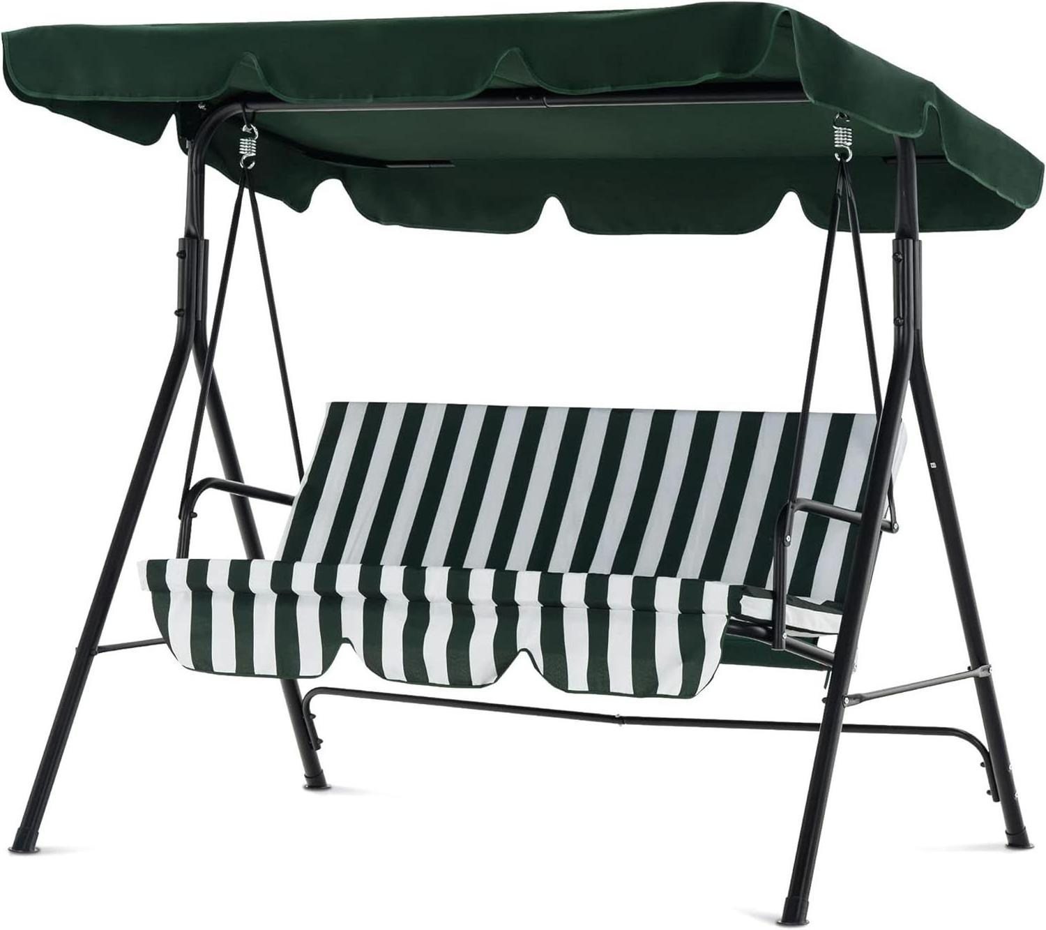 Garden Patio Outdoor 3 Seats Swinging leisure gazebo swings for Adults