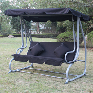 Outdoor Swing Chair Patio Hanging Chair Indoor Swing Bed Metal Modern Big Swing for Garden Outdoor Furniture