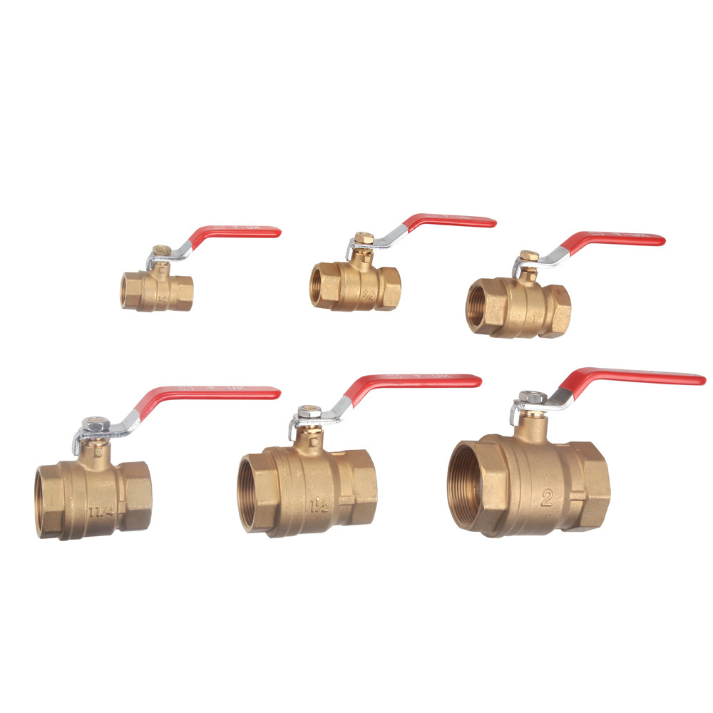 HX- 1001-1006 Hengxin Factory making 1/2 inch to 2 inch brass ball valve