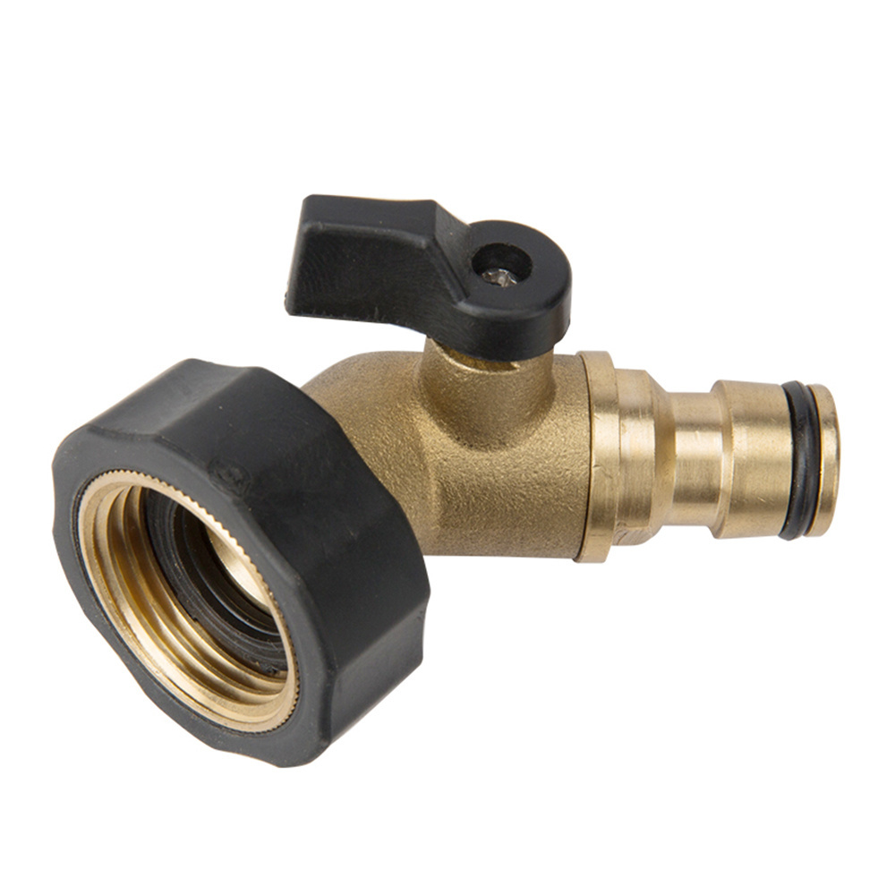 Garden irrigation brass water  one way shut off valve