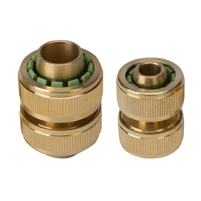 Garden brass female quick rotating connect hose connector