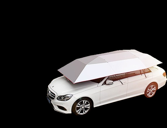 Fully automatic car dolomite umbrella sunshade blocking canopy  car coat cover