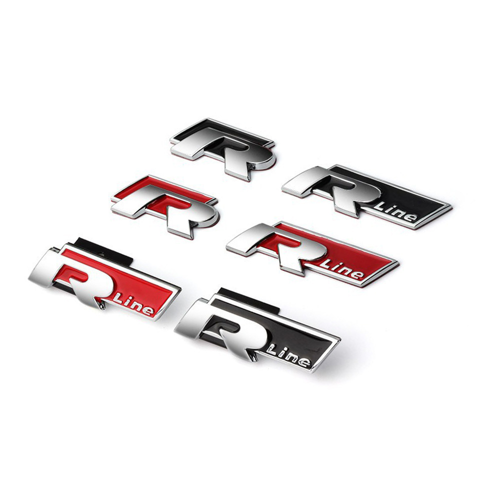 Custom Logo Chrome Plastic Car Emblem Badges Auto Emblems Car Badge Stickers Car Grill Badges Emblems For Decoration