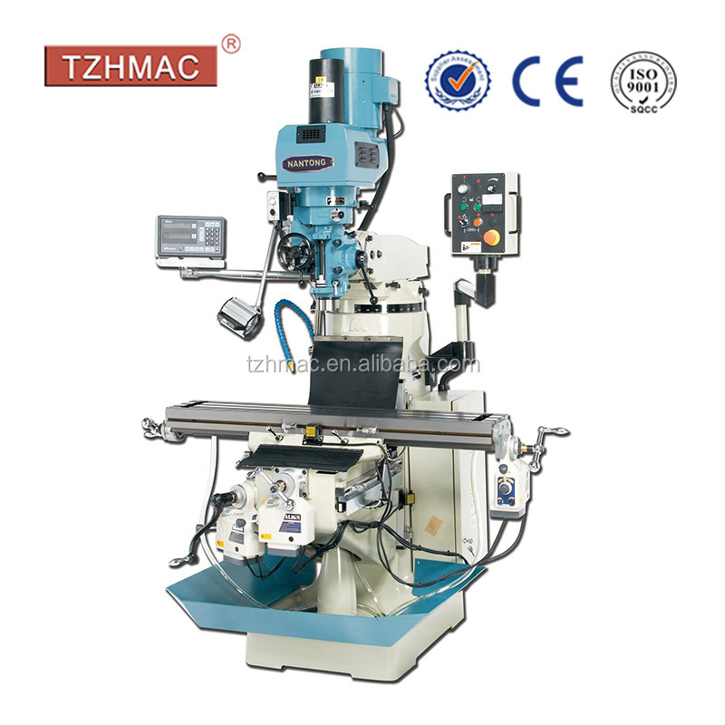 Small metal mill radial universal milling machine with digital readout X6323