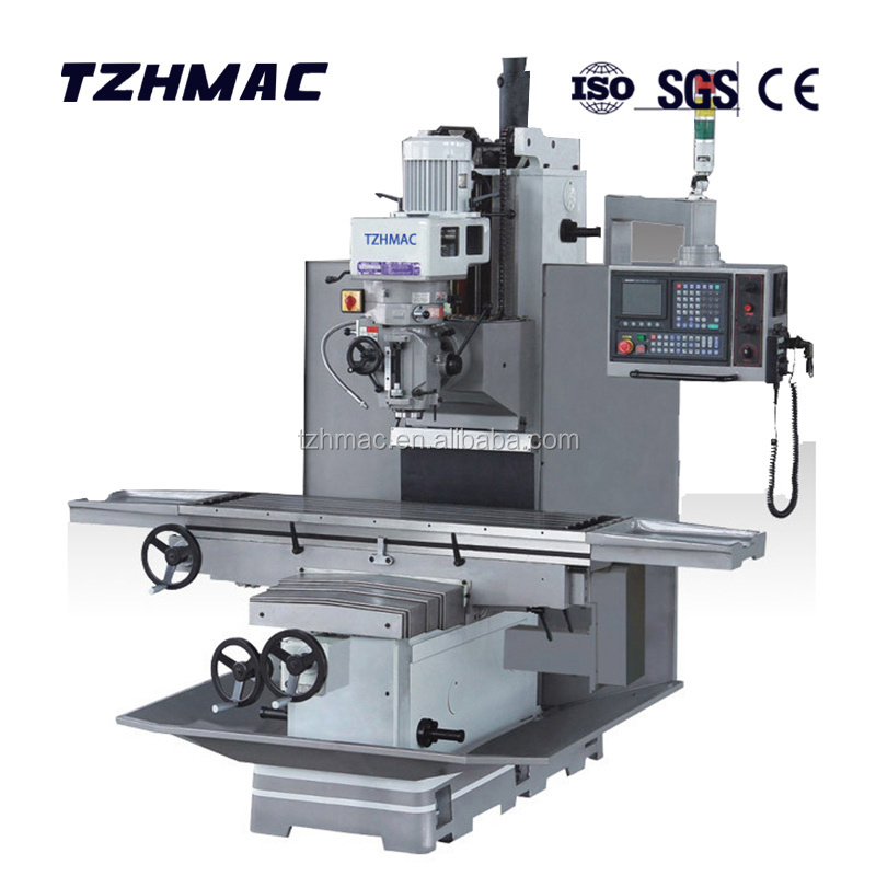 CNC vertical turret milling machine spanking machine with manually for metal