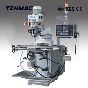 CNC vertical turret milling machine spanking machine with manually for metal