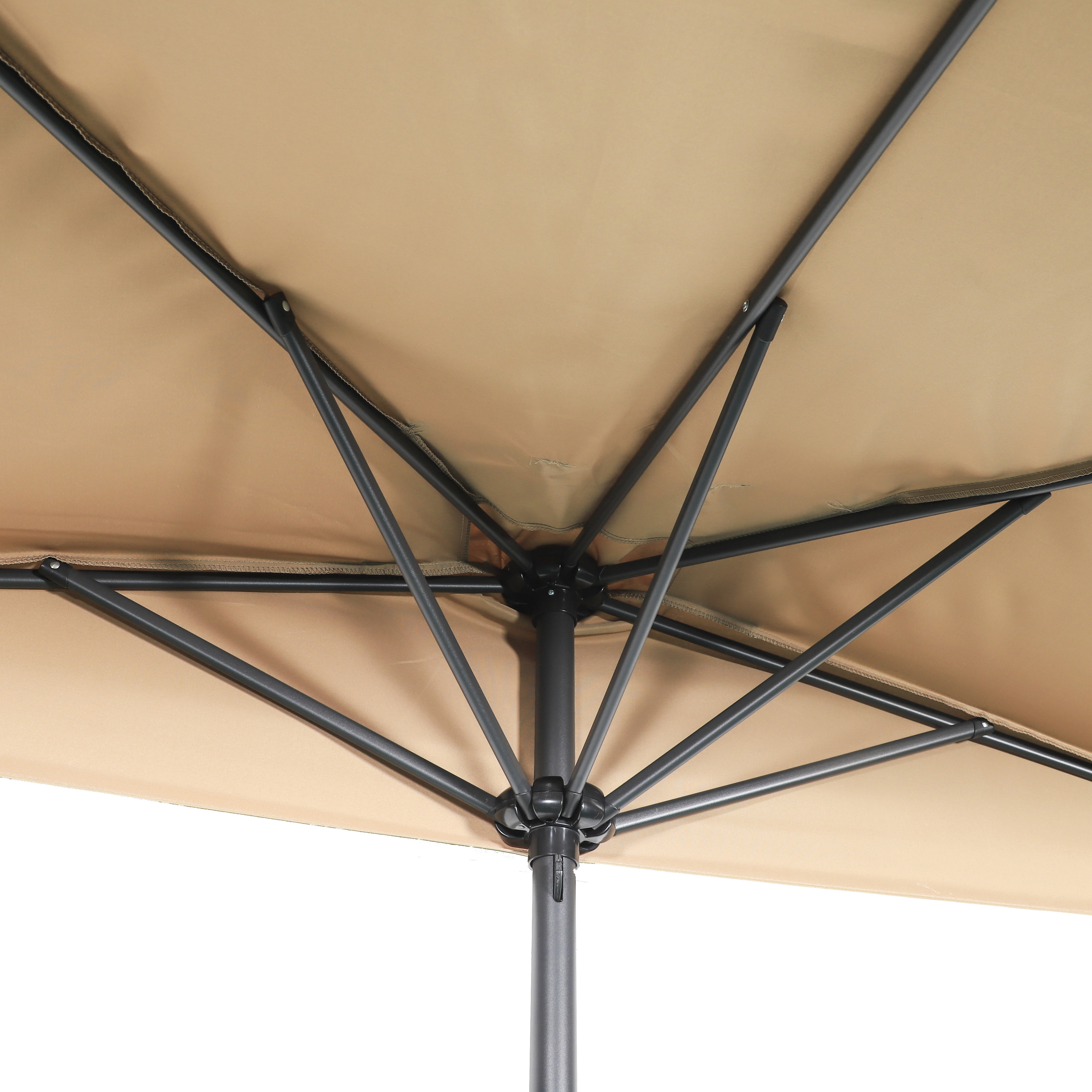 HONGGUAN Garden Bistro Wall Balcony Sun Shade  Parasol umbrella  Patio Half square Umbrella for restaurant