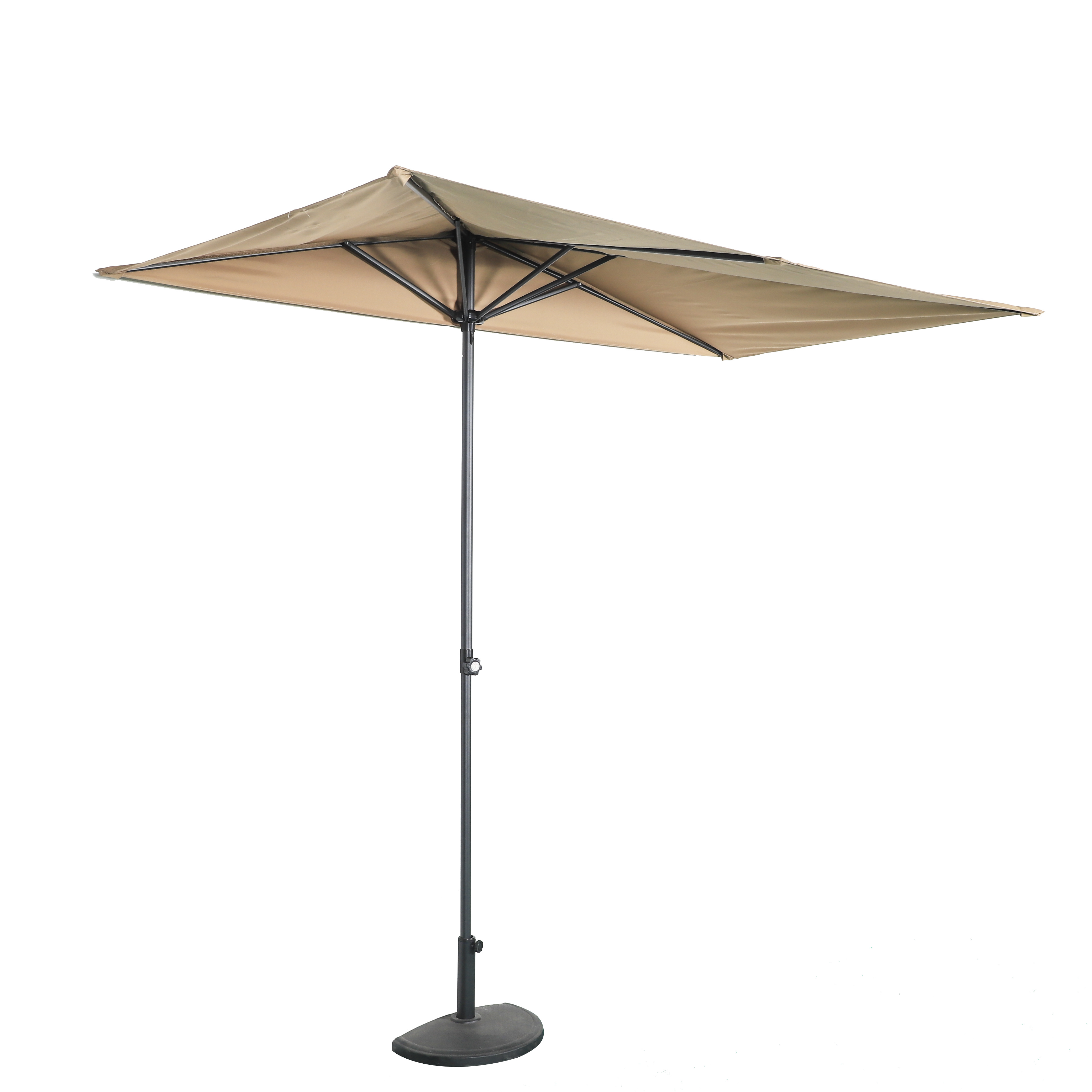 HONGGUAN Garden Bistro Wall Balcony Sun Shade  Parasol umbrella  Patio Half square Umbrella for restaurant