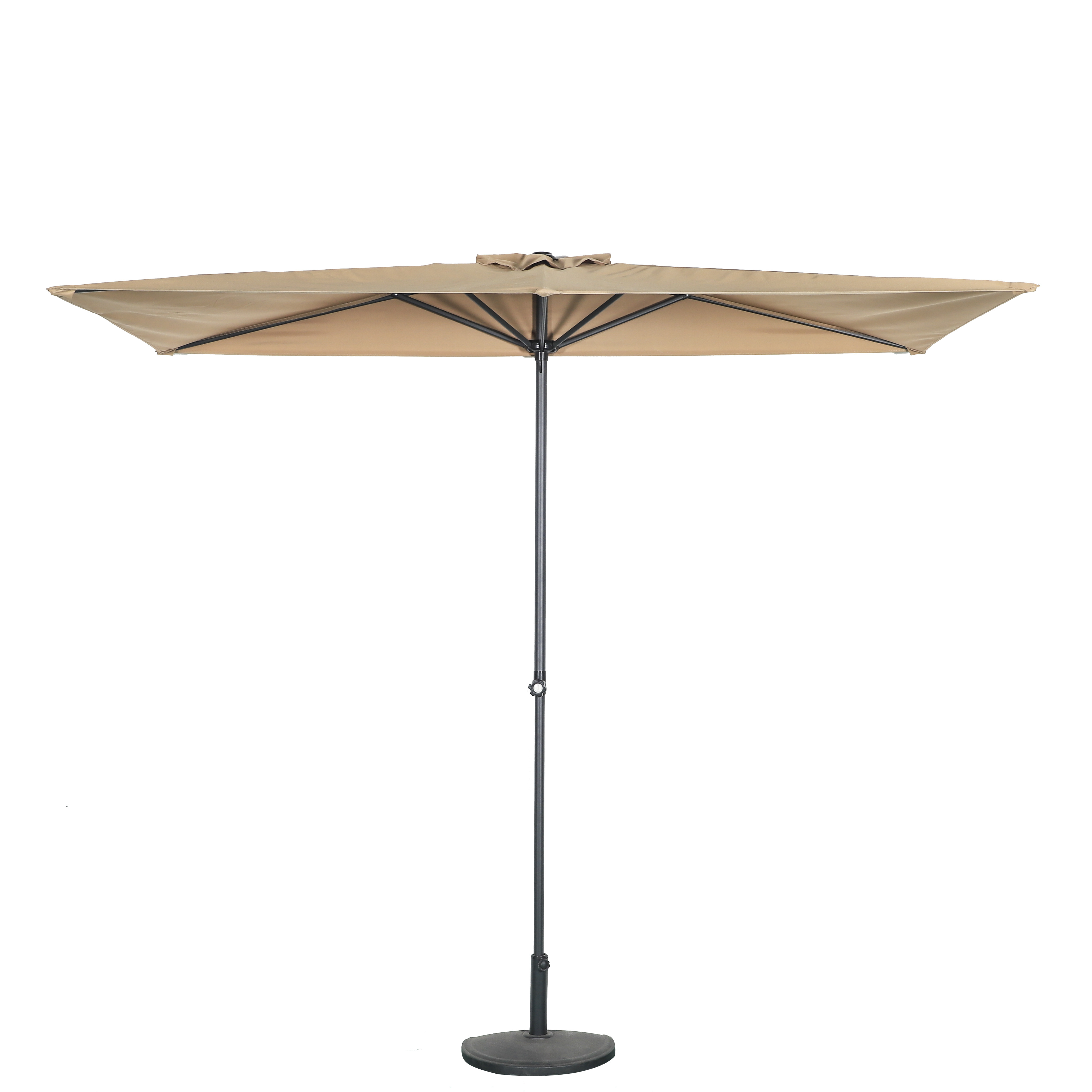 HONGGUAN Garden Bistro Wall Balcony Sun Shade  Parasol umbrella  Patio Half square Umbrella for restaurant