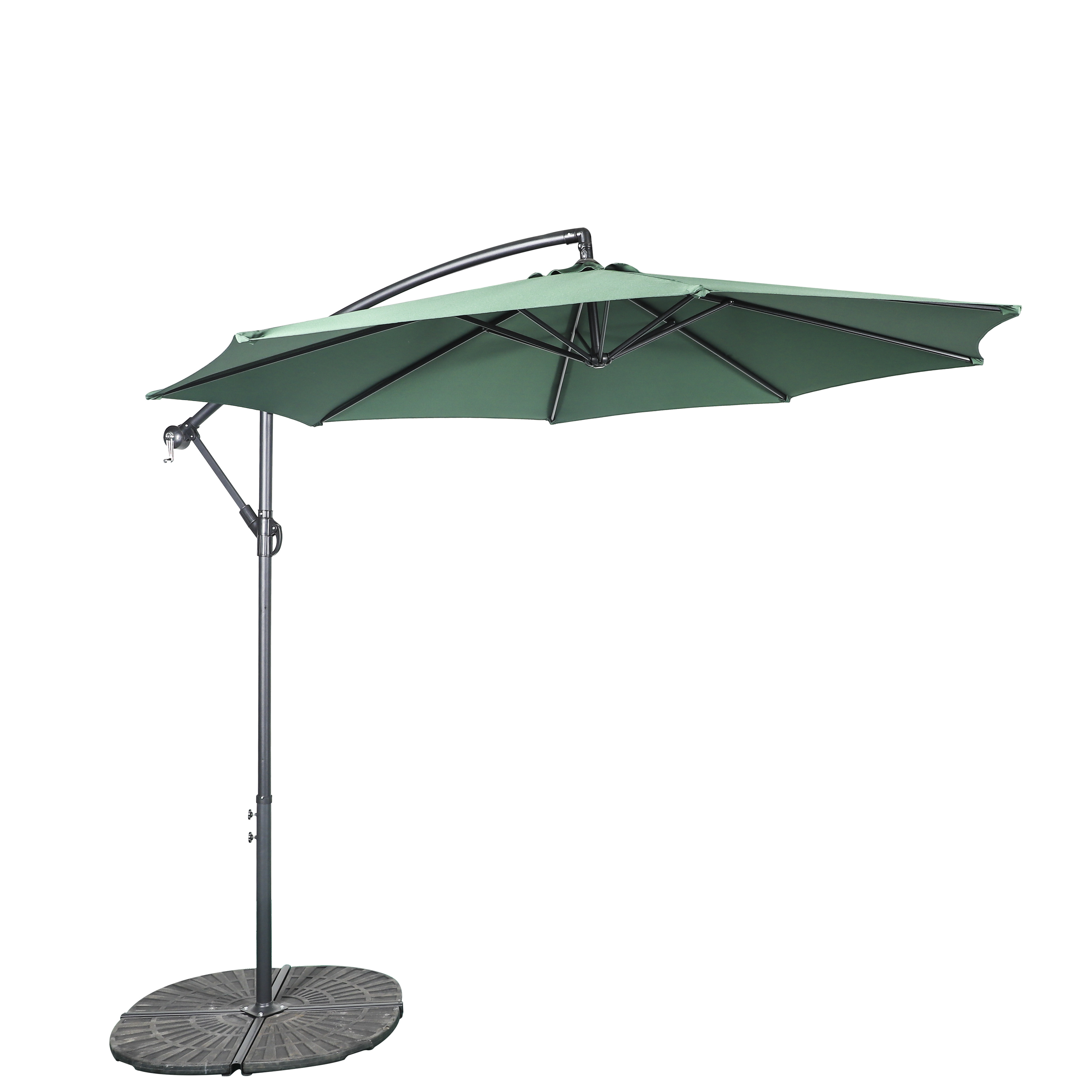 HONGGUAN Garden Furniture Deluxe Patio Umbrella Outdoor Market Parasol Target Market Umbrella Banana Hanging Umbrella