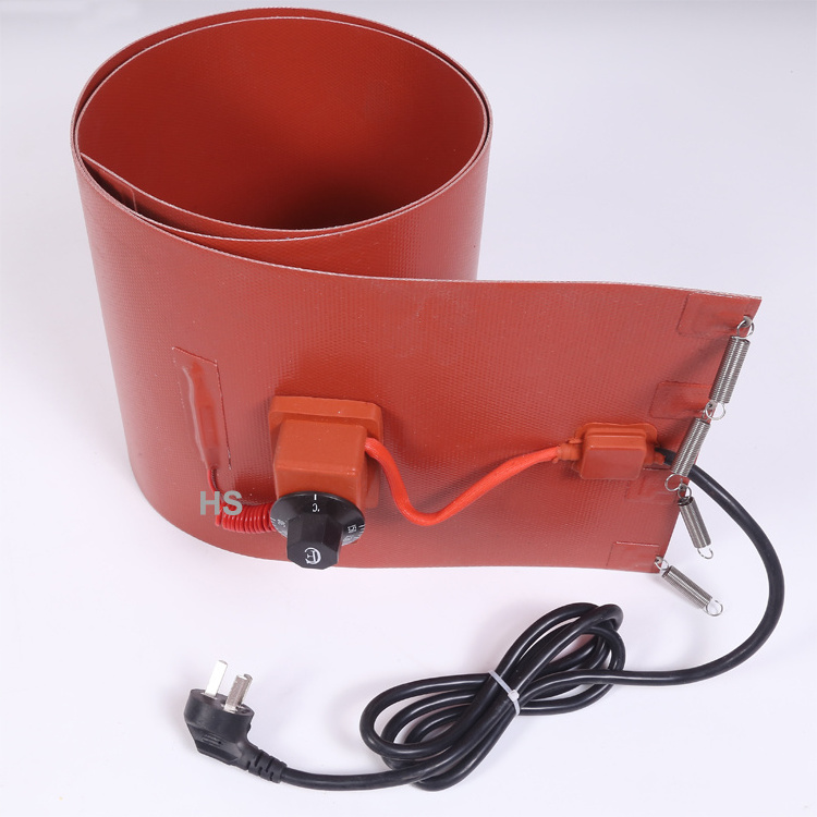 220V 380V Flexible Heating Element Silicone Rubber Heater With Temperature Controller