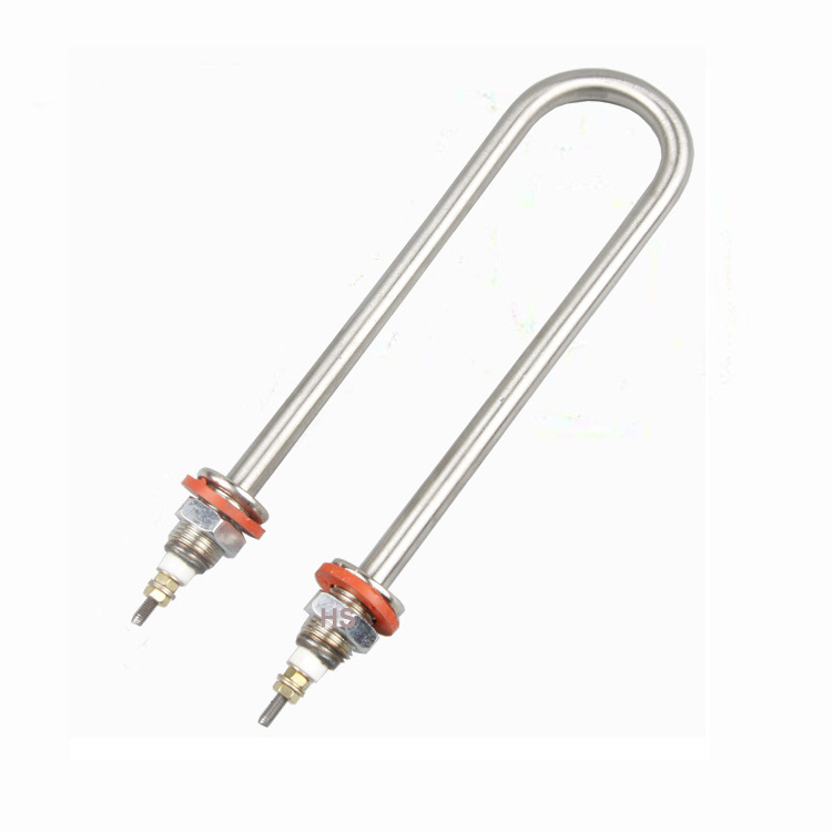 U Type 1KW 2KW 3KW 4KW Electric Water Heater Immersion Tubular Heater For Rice Steamer Fermentation Tank