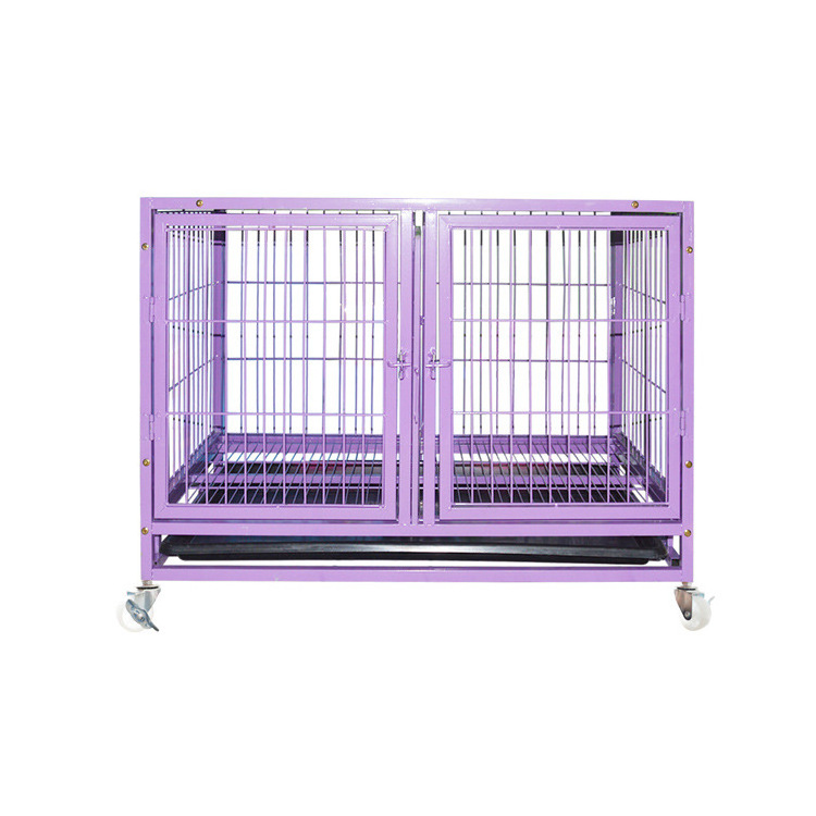 Large Custom Heavy Duty Pet Cage Carriers House Cat Cage with Wheel