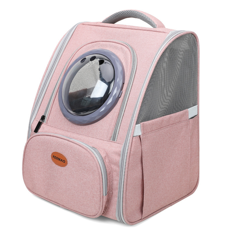 Factory direct sales foldable cat backpack outdoor portable pet backpack space capsule pet cat carrier