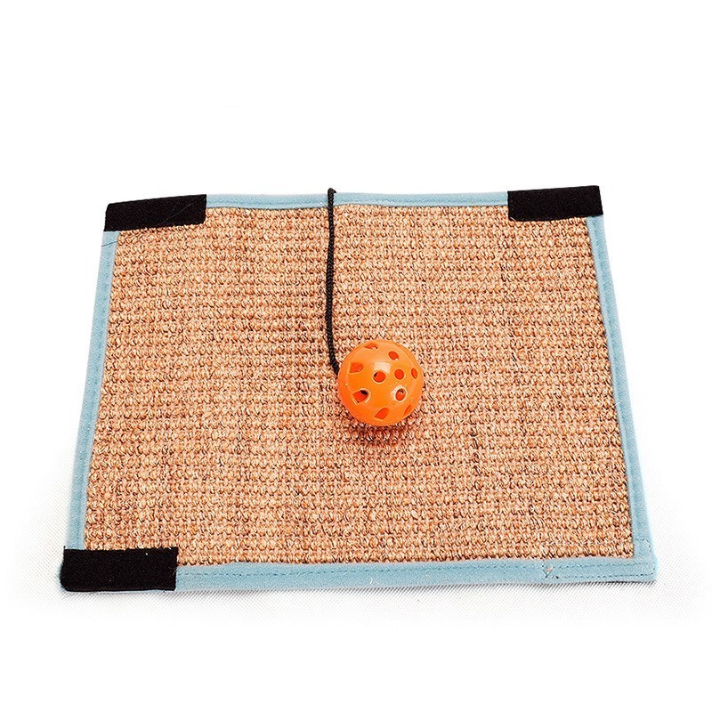 pet supplies Natural Sisal Mat Toy Protecting Furniture Foot For Cats scratcher sisal cat scratching posts with ball