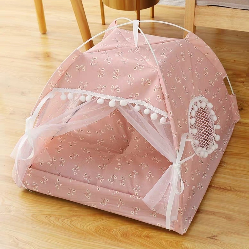 Ins Fashion Pets Small Dog Cat Summer Bed House Pet Tent