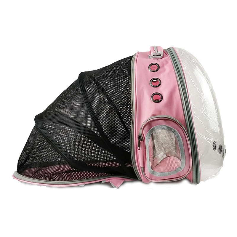 Wholesale Portable and Breathable Oxford Cat Carrier Backpack Small Animal Pet Supplies with Zipper Closure for Outdoor Use