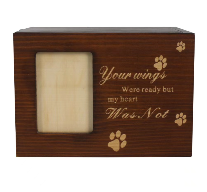 EXW price Hot Sale Wooden Pet Cremation Urns For Ashes