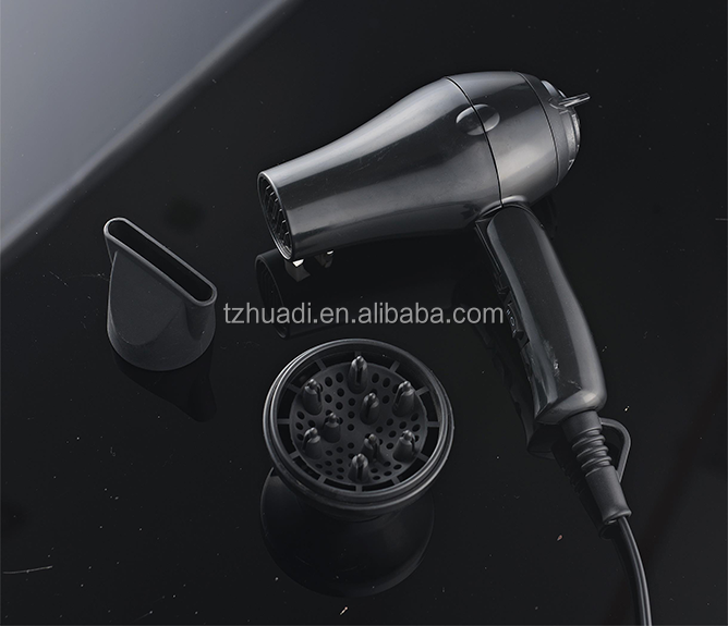 New Design Wholesale Foldable Handle 1000W  Professional  DC Motor Travel Hair Dryer