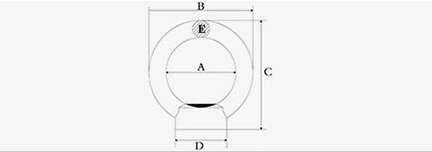 wholesale M3-M36 Forged Lifting Rigging Eye Bolt Anchor 316L 304 Stainless steel lifting ring nut