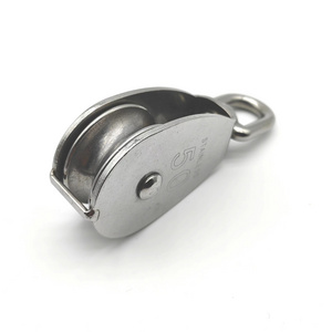 Wire rope pulley Waterproof material Size customization Bearing track wheel Stainless steel single pulley