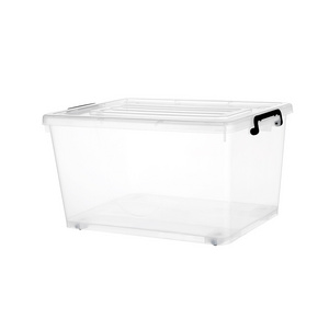 95L big plastic storage box with lid