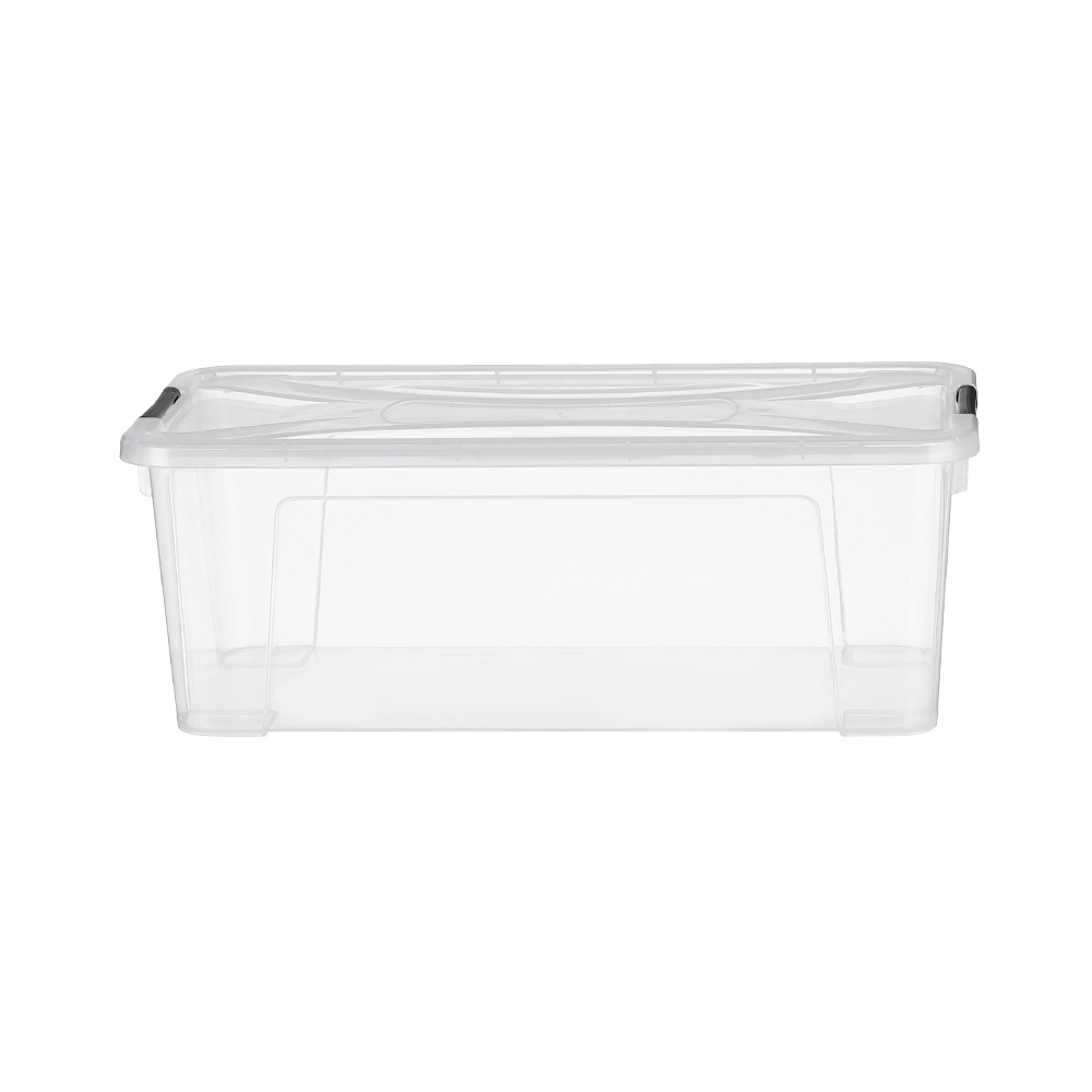 Transparent stackable clear storage 6L plastic sneaker shoe box