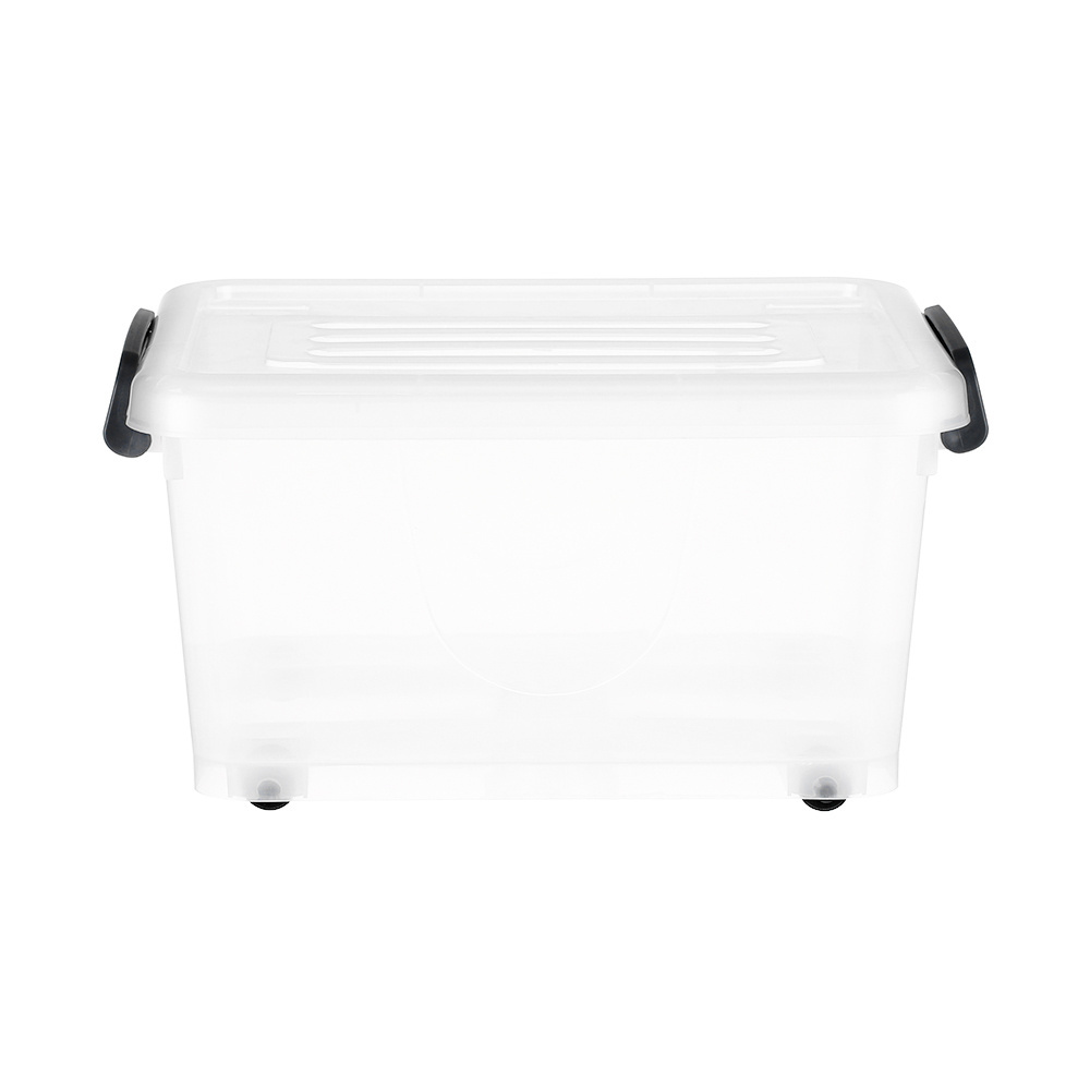 95L big plastic storage box with lid