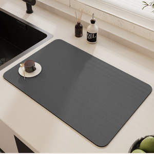 Tabletex Dish Drying Mats for Kitchen Counter Coffee Mat Fit Under Coffee Maker Coffee Pot Espresso Machine Bar Mat