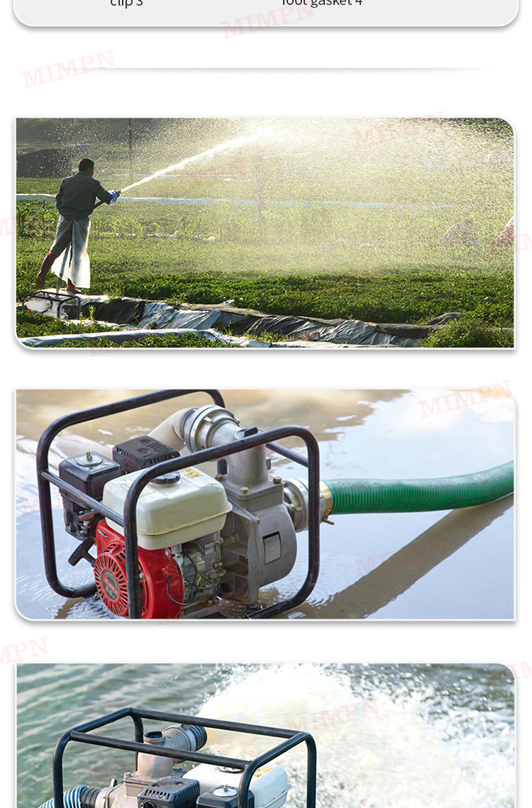 Motopompe Agricole China Farm 3 Inch Water Pumping Machine Petrol Engine High Pressure Water Pumps For Agricultural Irrigation