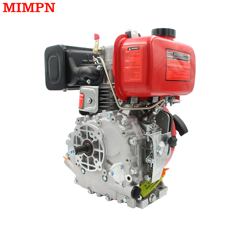 New Design 178F EPA 296Cc Chinese Agricultural Latest Electric Start Single 1 One Cylinder Aircooled Small Diesel Engines