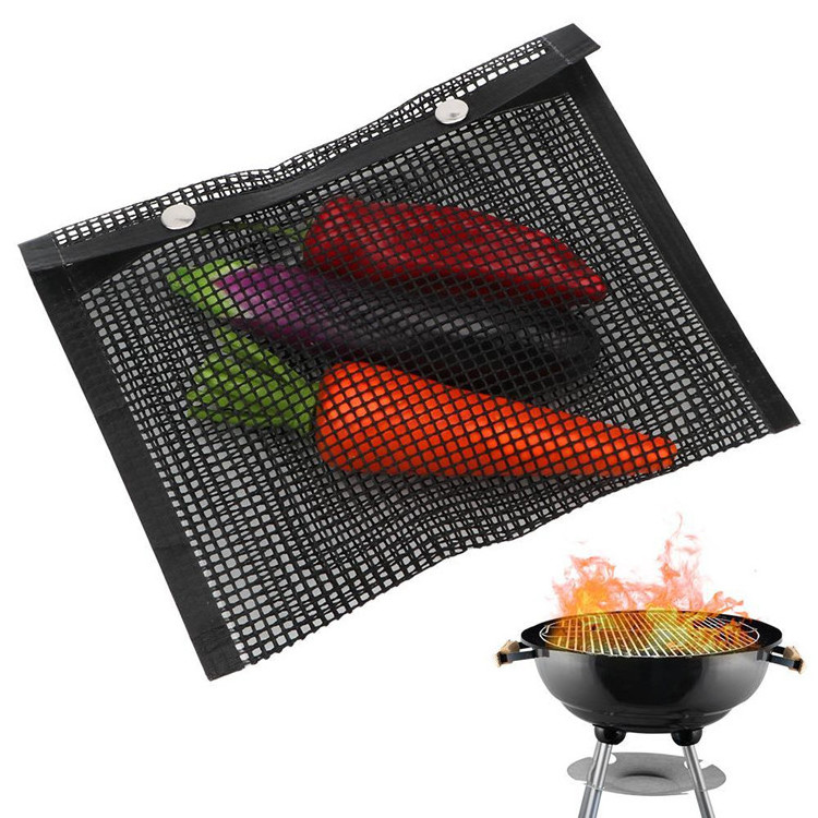 Extra thick non stick BBQ mesh grill envelop Barbecue Grill Bags for Outdoor Grill Suitable for Electric