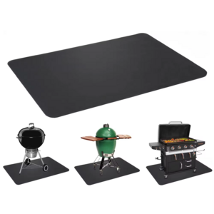 High Quality Waterproof BBQ Under Grill Floor Mats Fire Pit Mat Fireproof Reusable Camping Accessories