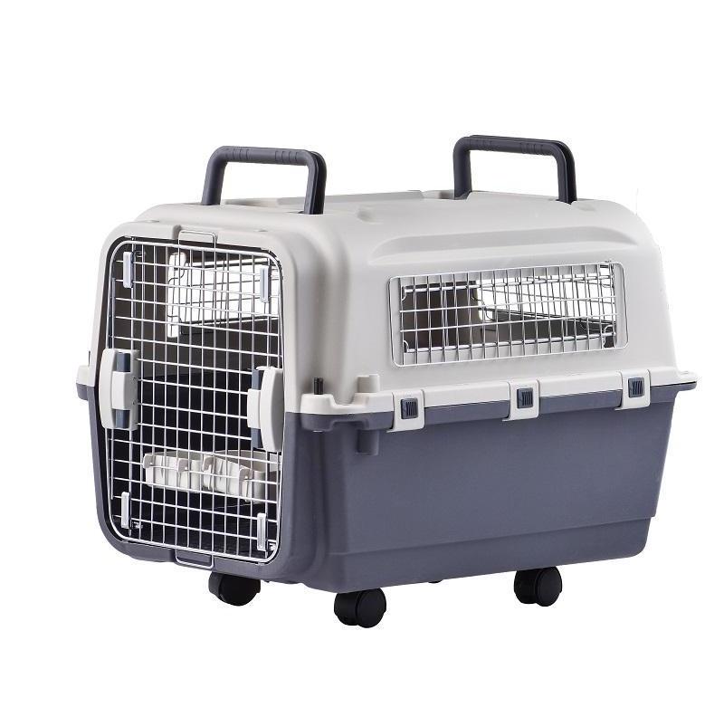 Outdoor Airline Approved Wire Door Travel Carrier X-large Small Durable Portable Plastic Dog Kennel For Pet